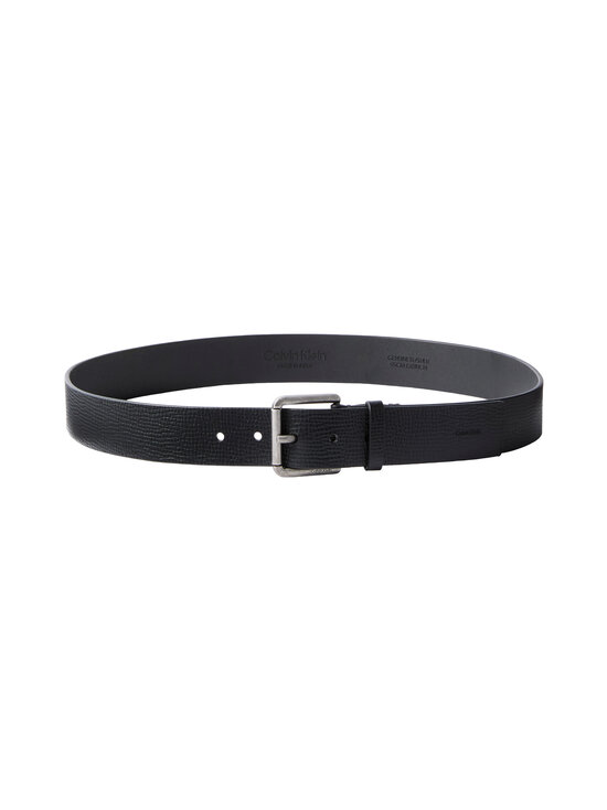 Calvin Klein Bags & Accessories - Casual Roller Buckle -nahkavyö - V8L BLACK/ANTIQUE SILVER | Stockmann - photo 3
