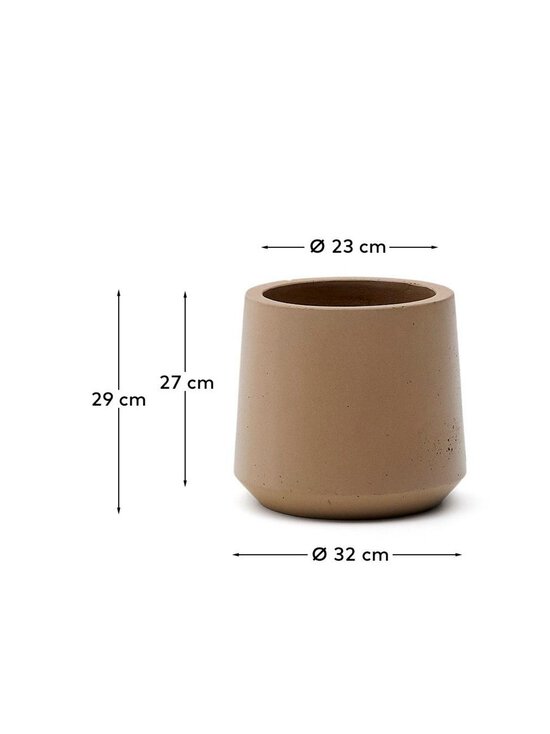 Kave Home - Calun-ruukku beige ⌀ 32 cm - BEIGE | Stockmann - photo 5