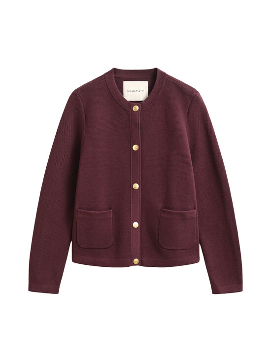 GANT - Puuvillaneuletakki - 667 DARKENED WINE | Stockmann - photo 1