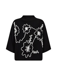 Freequent - Kampsun FQAni - 7104 BLACK W. STAR OFF-WHITE | Stockmann