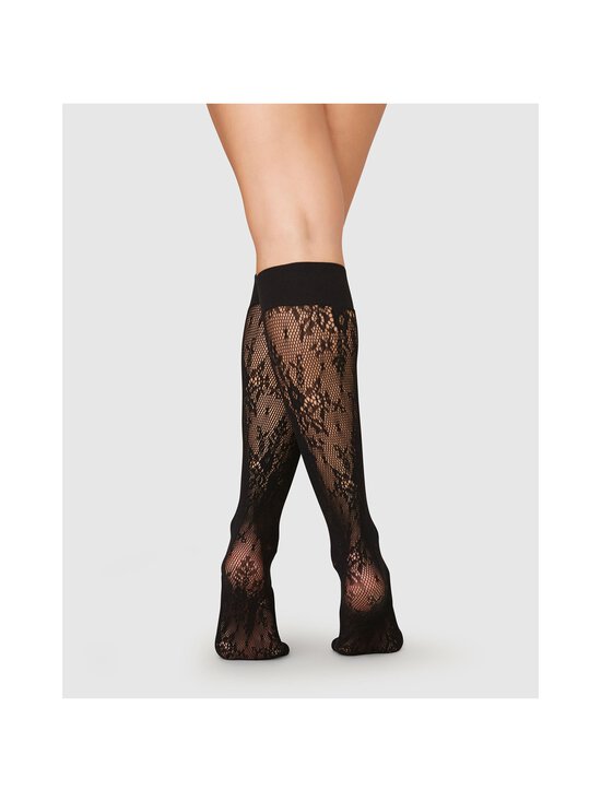 Swedish Stockings - Rosa Lace -polvisukat - BLACK | Stockmann - photo 2