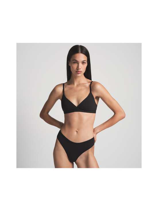 SKIMS - Fits Everybody Crossover Bralette -rintaliivit - ONYX | Stockmann - photo 2