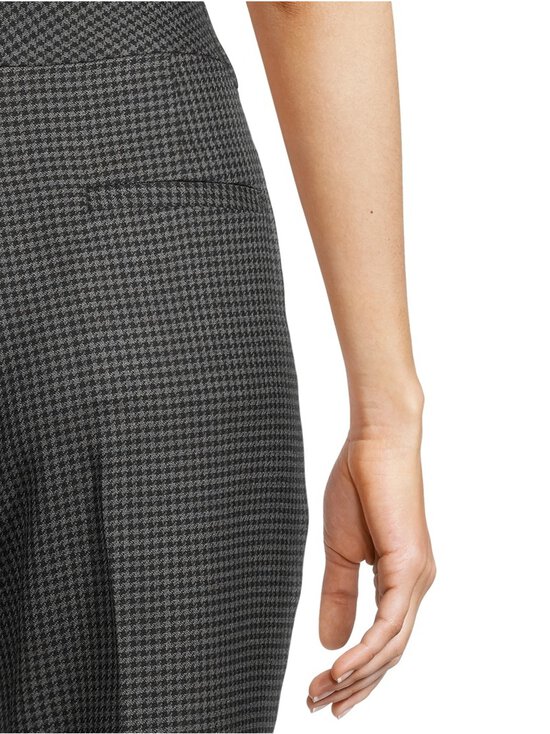GANT - Checked Cropped Flare bikses - 90 CHARCOAL MELANGE | Stockmann - photo 6