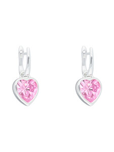 Annele - Sweethearts Light Pink In Silver -korvakorut - LIGHT PINK | Stockmann