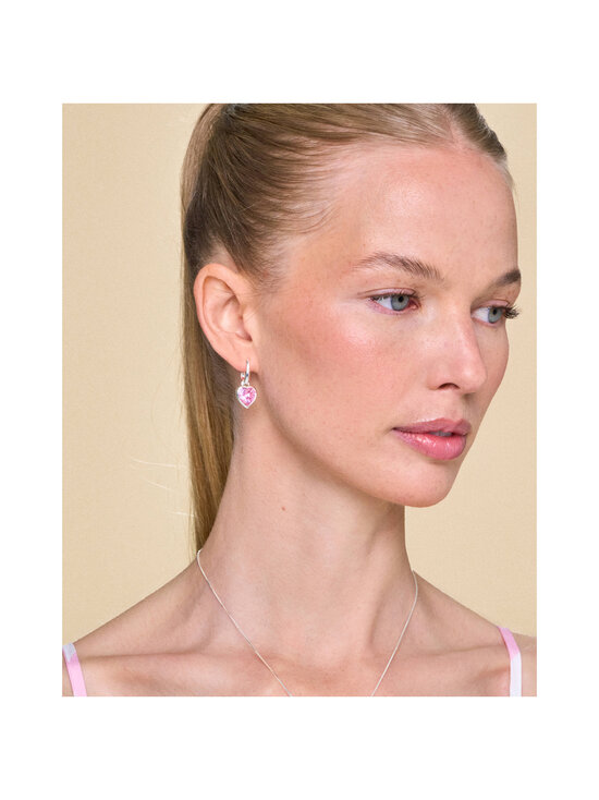 Annele - Sweethearts Light Pink In Silver -korvakorut - LIGHT PINK | Stockmann - photo 4