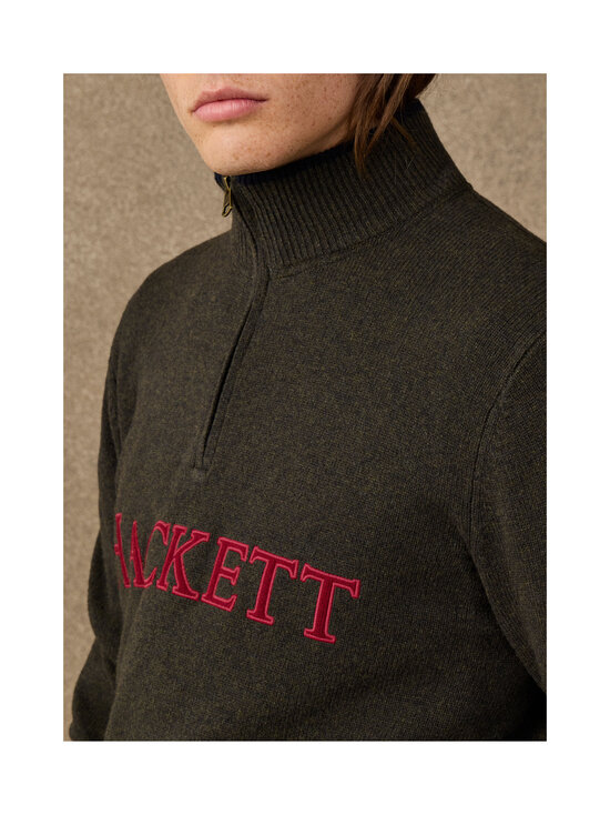 Hackett London - Heritage Half Zip -neulepaita - 781 GREEN | Stockmann - photo 7