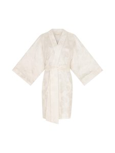 Olivia von Halle - Mimi Liliana Kimono -silkkiaamutakki - CREAM | Stockmann