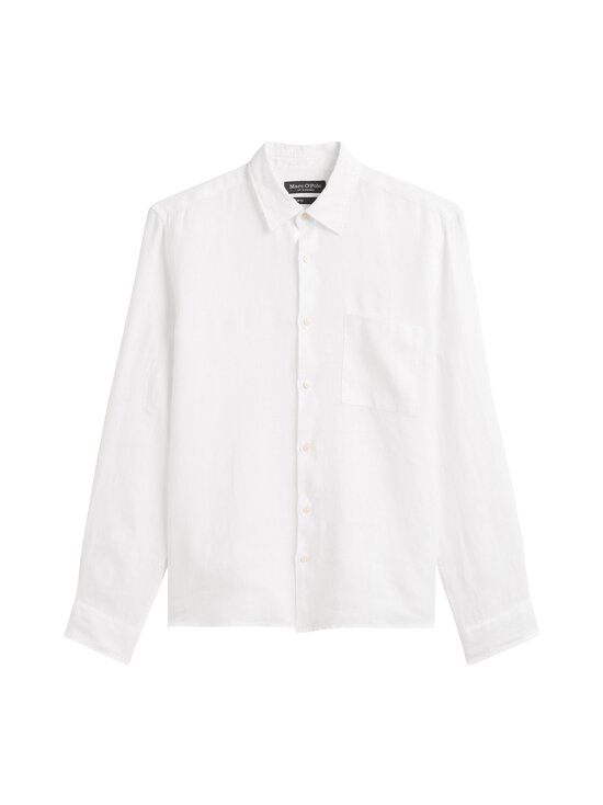 Marc O'Polo - Regular Fit Kent Collar -pellavakauluspaita - 100 WHITE | Stockmann - photo 1