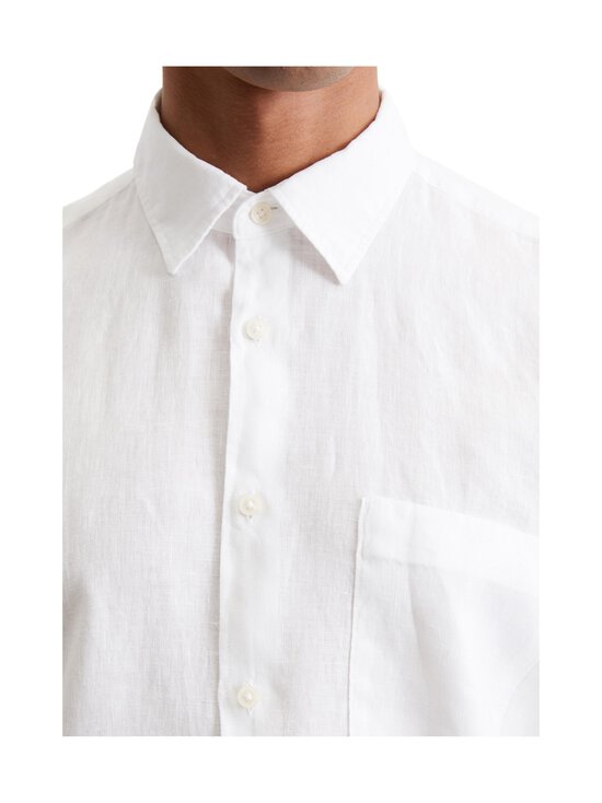 Marc O'Polo - Regular Fit Kent Collar -pellavakauluspaita - 100 WHITE | Stockmann - photo 4