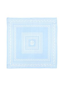 lescarf - Paisley zīda lakats - CORNFLOWER & WHITE | Stockmann