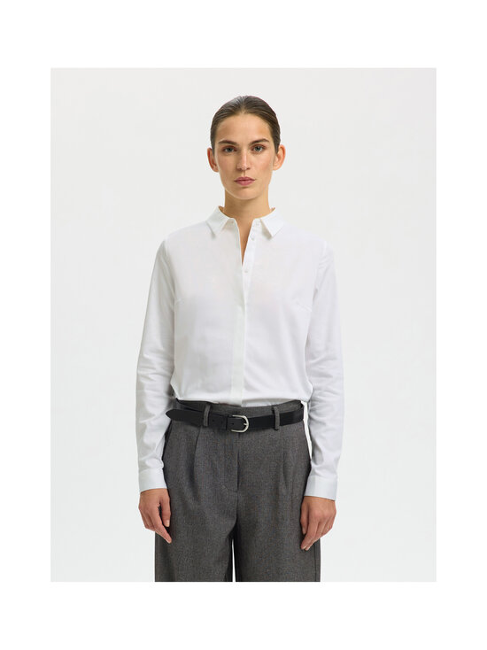 Selected - SlwRomie Fitted kreklblūze - BRIGHT WHITE | Stockmann - photo 2