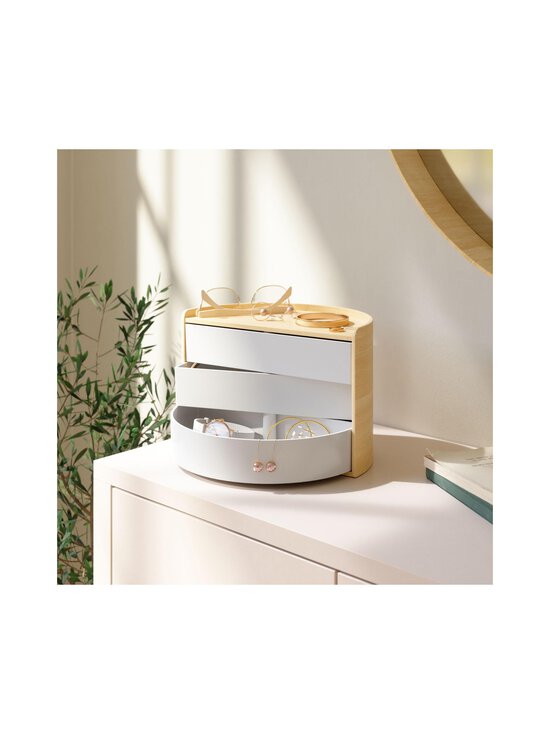 Umbra - Moona uzglabāšanas kaste - WHITE/NATURAL - photo 5 Umbra - Moona uzglabāšanas kaste - WHITE/NATURAL | Stockmann - photo 5