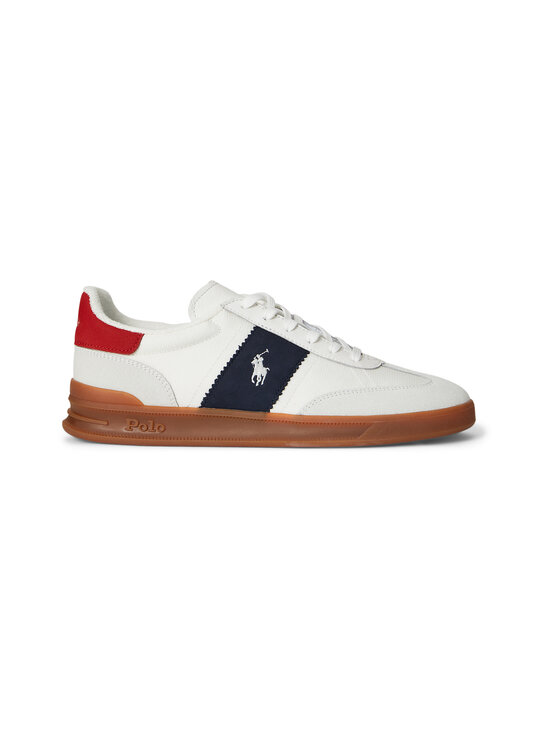Polo Ralph Lauren - Aera Low brīvā laika apavi - 001 OFF-WHITE/NAVY/WHITE | Stockmann - photo 1