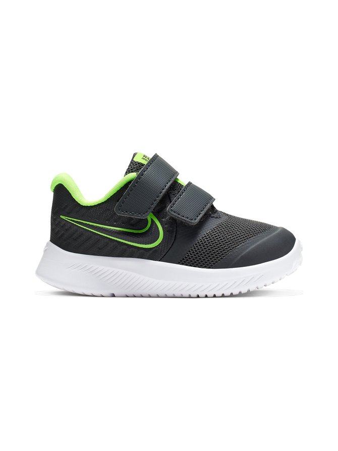 nike star runner grey green