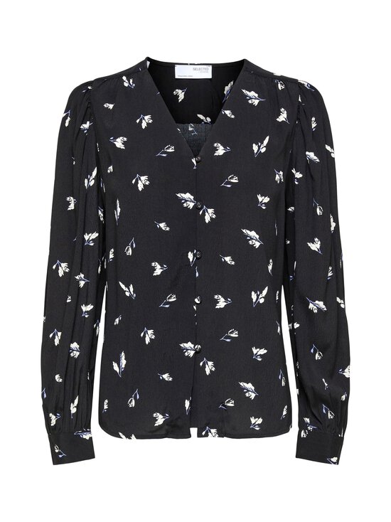 Selected Curve - SLFWALDA Shirt - BLACK AOP:AOP FLOWER - photo 1 Selected Curve - SLFWALDA Shirt - BLACK AOP:AOP FLOWER | Stockmann - photo 1