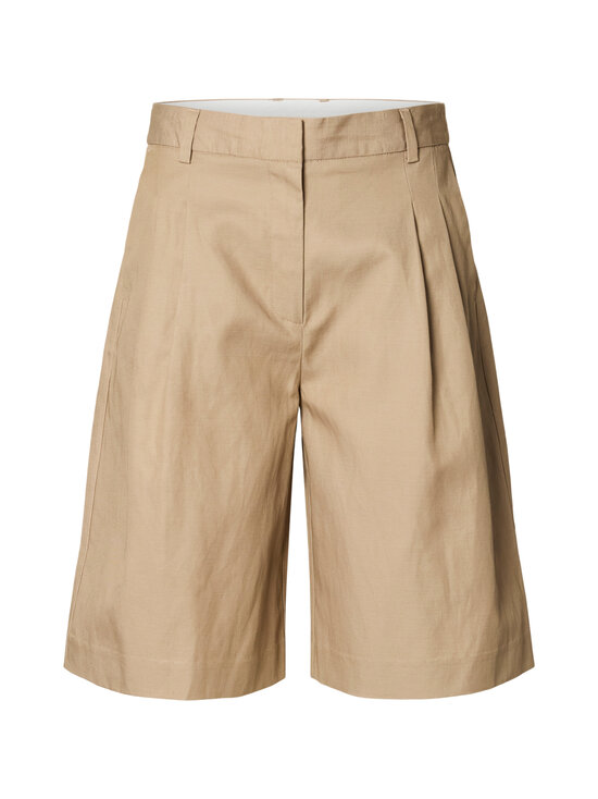 Selected - Amour Bermuda Hw -shortsit - WEATHERED TEAK | Stockmann - photo 1