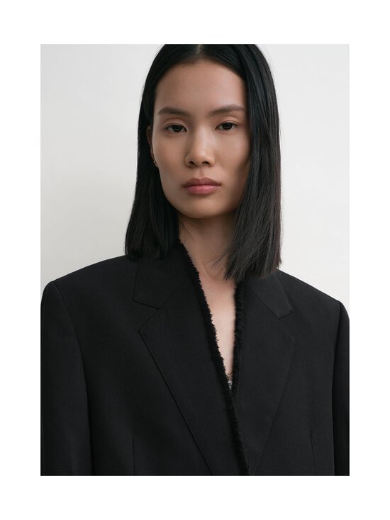 TOTEME - Raw Lapel -bleiseri - 001 BLACK | Stockmann - photo 6