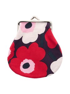 Marimekko - Mini Unikko Pieni -kukkaro - 438 PLUM, CRANBERRY, OFF WHITE, ROSE | Stockmann
