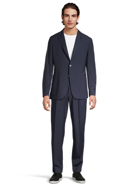 Michael Kors - Pleated Elastic Travel -housut - 411 NAVY | Stockmann - photo 5