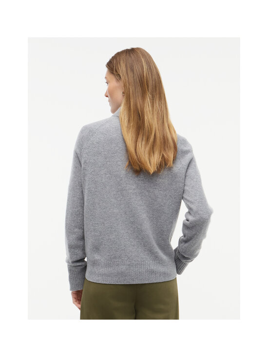 Tommy Hilfiger - Kudum Soft Wool Jersey Zip - P7D MEDIUM GREY HEATHER | Stockmann - photo 3