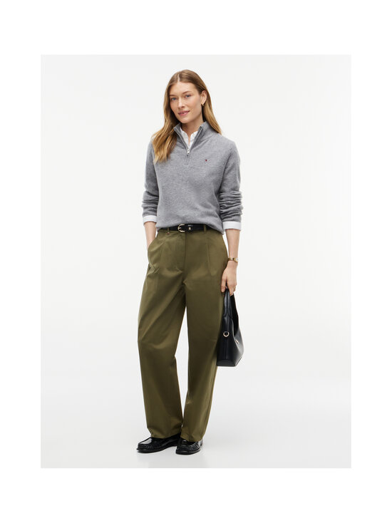 Tommy Hilfiger - Kudum Soft Wool Jersey Zip - P7D MEDIUM GREY HEATHER | Stockmann - photo 4