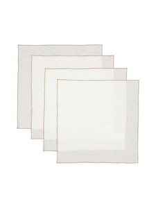 Casa Stockmann - Linane lauamatt Dala 45 x 45 cm, 4 tk - SOFT WHITE/SAND Casa Stockmann - Linane lauamatt Dala 45 x 45 cm, 4 tk - SOFT WHITE/SAND | Stockmann