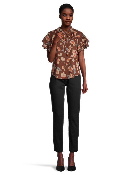 Lauren Ralph Lauren - Vanett blūze - MAROON/ORANGE/CREAM | Stockmann - photo 2