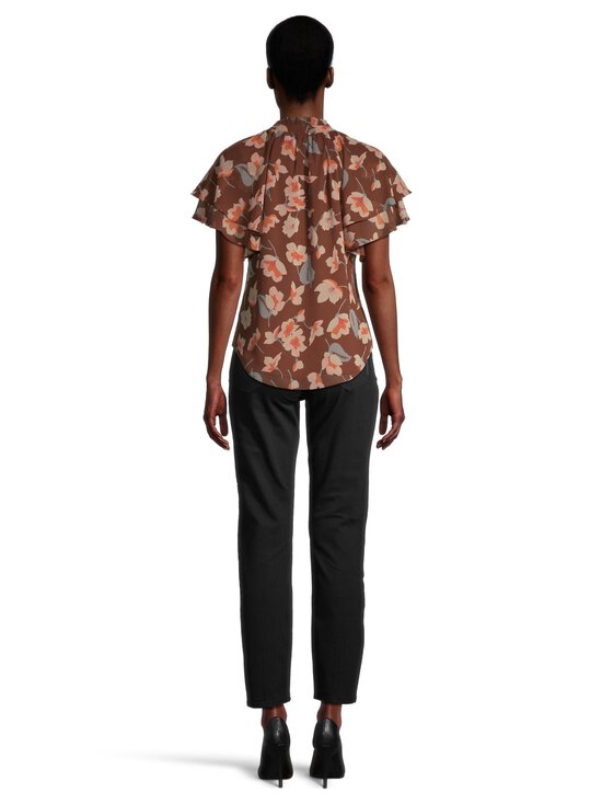 Lauren Ralph Lauren - Vanett blūze - MAROON/ORANGE/CREAM | Stockmann - photo 3