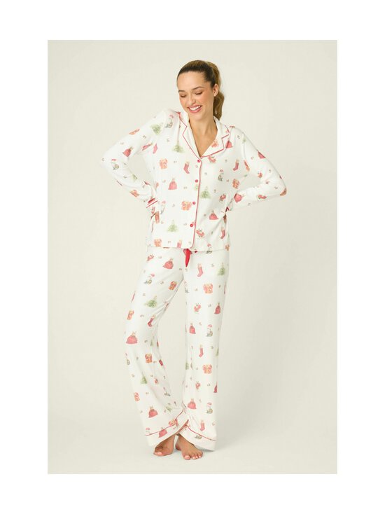 Pj Salvage - Pidžaama Feline Festive - 102 OFF-WHITE | Stockmann - photo 2