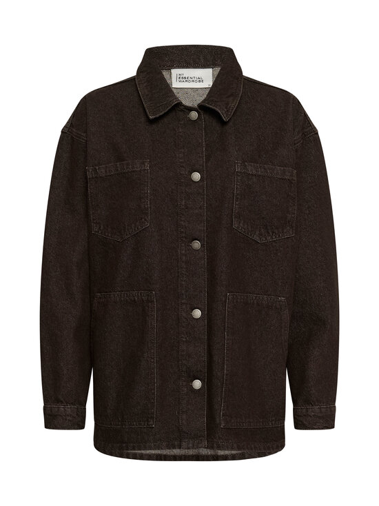 MY ESSENTIAL WARDROBE - MWUma Boxy džinsa jaka - 130 DARK BROWN WASH | Stockmann - photo 1
