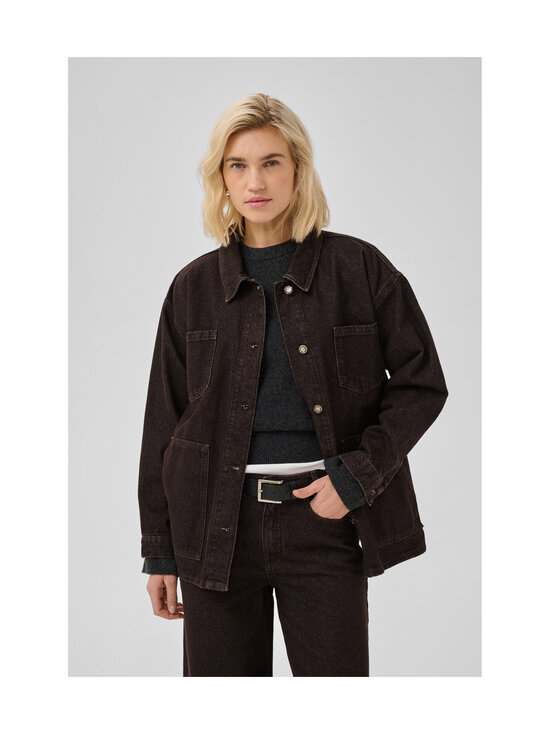MY ESSENTIAL WARDROBE - MWUma Boxy džinsa jaka - 130 DARK BROWN WASH | Stockmann - photo 5