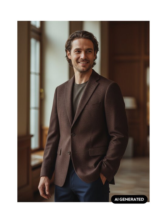 Turo - Bilbao Modern Fit -takki - 48 BURGUNDY | Stockmann - photo 2