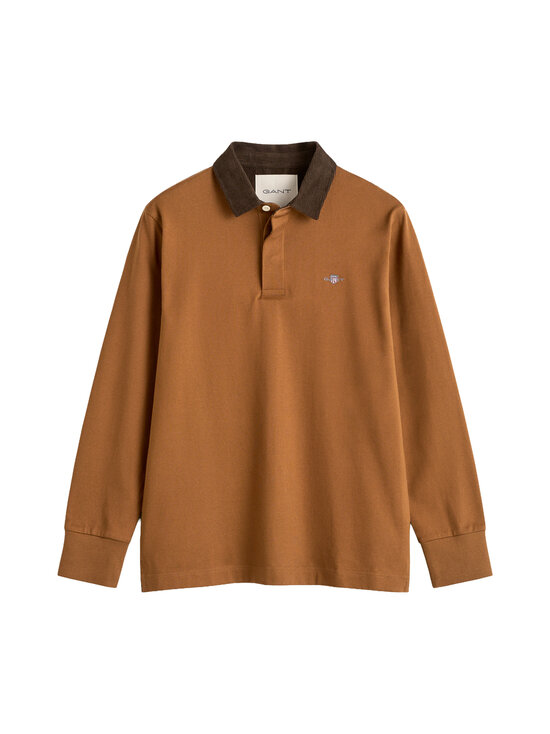 GANT - Corduroy Collar polo krekls - 273 CARAMEL BROWN | Stockmann - photo 1