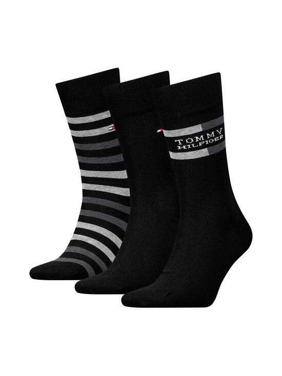 TH Men Tommy Stripe zeķes dāvanu komplektā 3 gab.