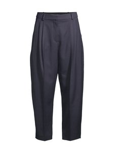 Stella McCartney - Iconic Flannel Cropped -housut - 4000 NAVY | Stockmann