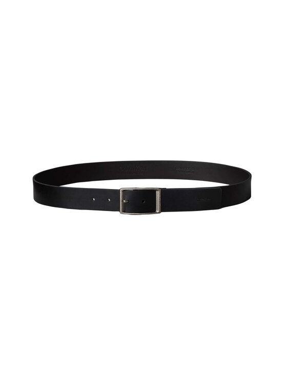Calvin Klein Bags & Accessories - Casual Round Buckle Tumbled -vyö 35 mm - V8L BLACK/ANTIQUE SILVER | Stockmann - photo 3