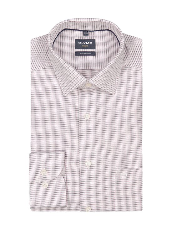 Olymp - Triiksärk Modern Fit Structure Check - 93 MAUVE | Stockmann - photo 1