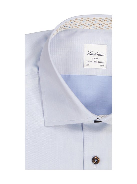 Stenströms - Regular Contrast Xl Sleeve -kauluspaita, erikoispitkät hihat - 100 LIGHT BLUE | Stockmann - photo 2