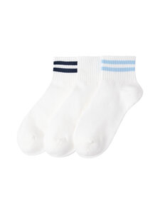 Lindex - Kõrge varreosaga sokid 3 paari - 70 WHITE | Stockmann