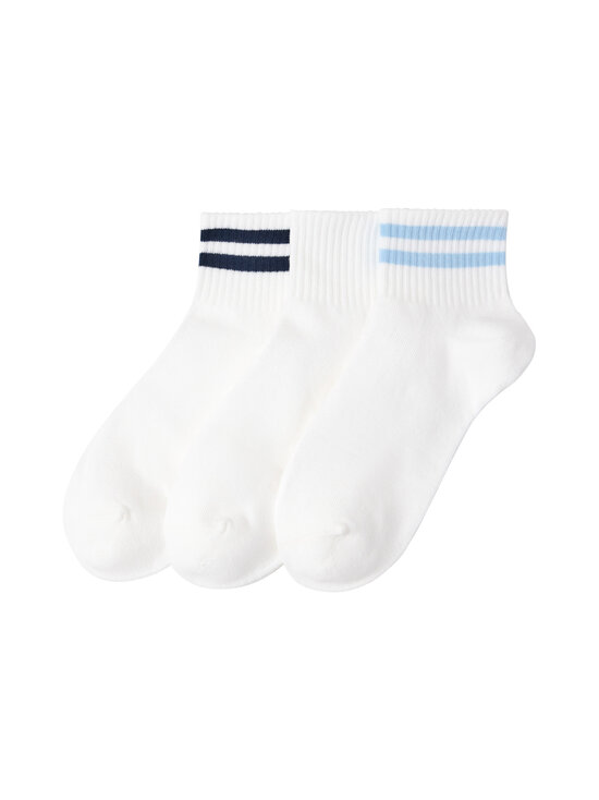 Lindex - Kõrge varreosaga sokid 3 paari - 70 WHITE | Stockmann - photo 1