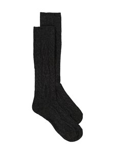Norlyn - Wool Cable vilnas maisījuma zeķes - 5700 GREY MELANGE CABLE | Stockmann