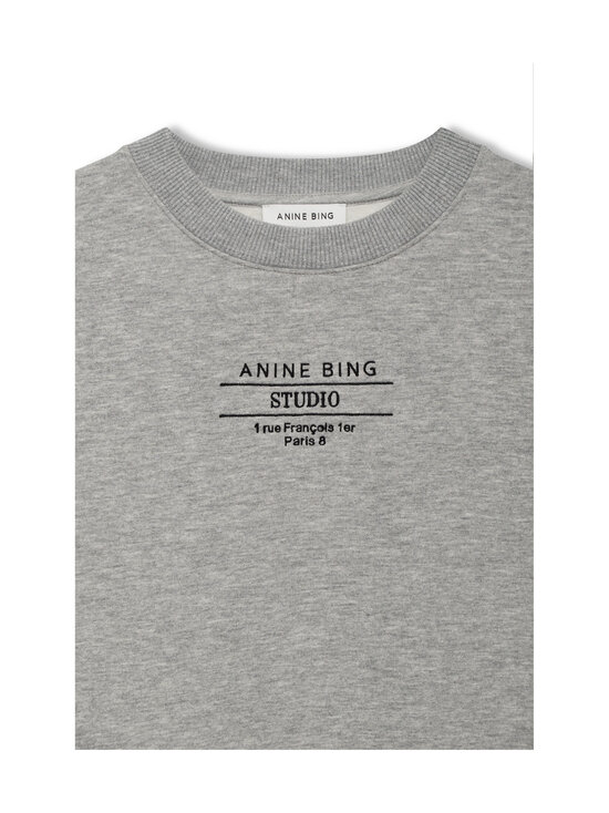 Anine Bing - Miles Studio -collegepaita - GRY1 HEATHER GREY | Stockmann - photo 2