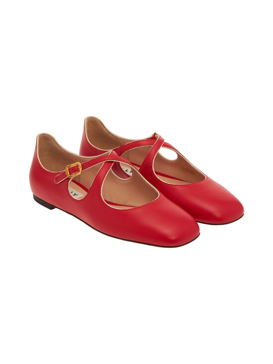 BALLY - Nahast kingad Beliska Ballerina - I3S2 SWISS RED/BONE - photo 5 BALLY - Nahast kingad Beliska Ballerina - I3S2 SWISS RED/BONE | Stockmann - photo 5