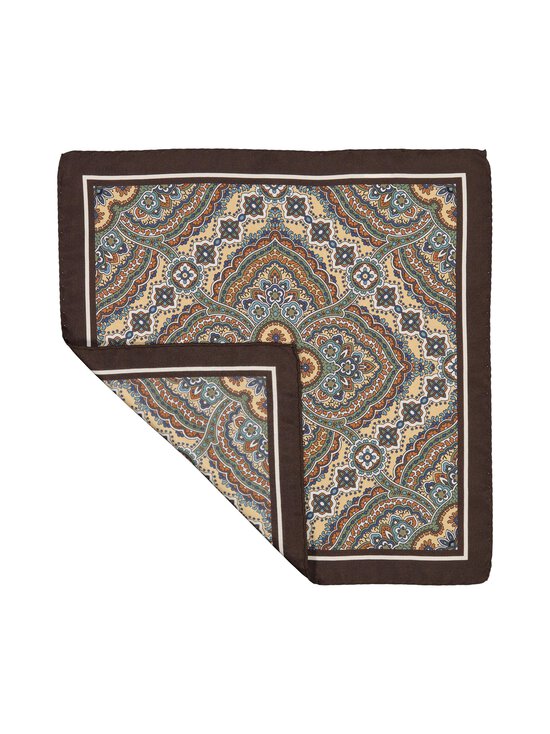 Oscar Jacobson - Zīda kabatlakatiņš - 504 BLACK BROWN | Stockmann - photo 2