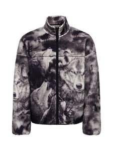 Only & Sons - OnsJames Ovz Ls -fleecetakki - BLACK AOP:WOLF | Stockmann