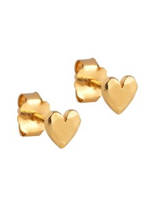 ENAMEL Copenhagen - Heart apzeltīti auskari - 925S/GP/M | Stockmann