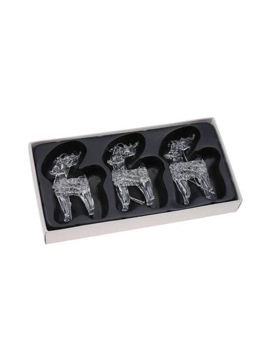 Weiste - Glass Reindeer jõulukaunistus 3 tk - NOCOL - photo 1 Weiste - Glass Reindeer jõulukaunistus 3 tk - NOCOL | Stockmann - photo 1