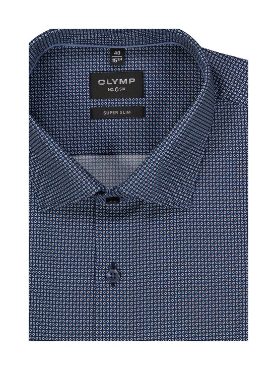 Olymp - Super Slim No6 All Over Print krekls ar apkakli - 18 MARINE | Stockmann - photo 2