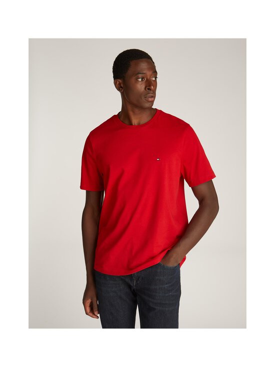 Tommy Hilfiger - Regular Fit Solid -t-paita - XLD MEDIUM RED | Stockmann - photo 5