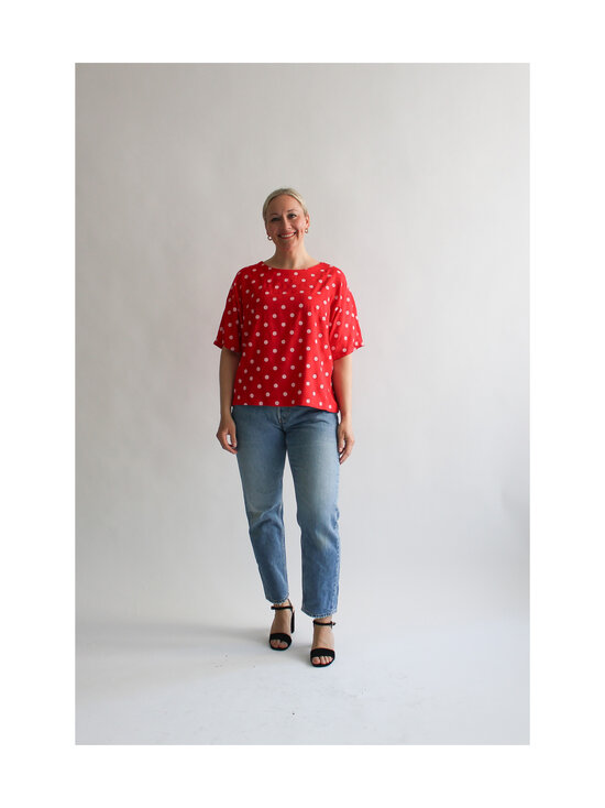 Lili Marleena - Polka dots t-paita - RED | Stockmann - photo 4